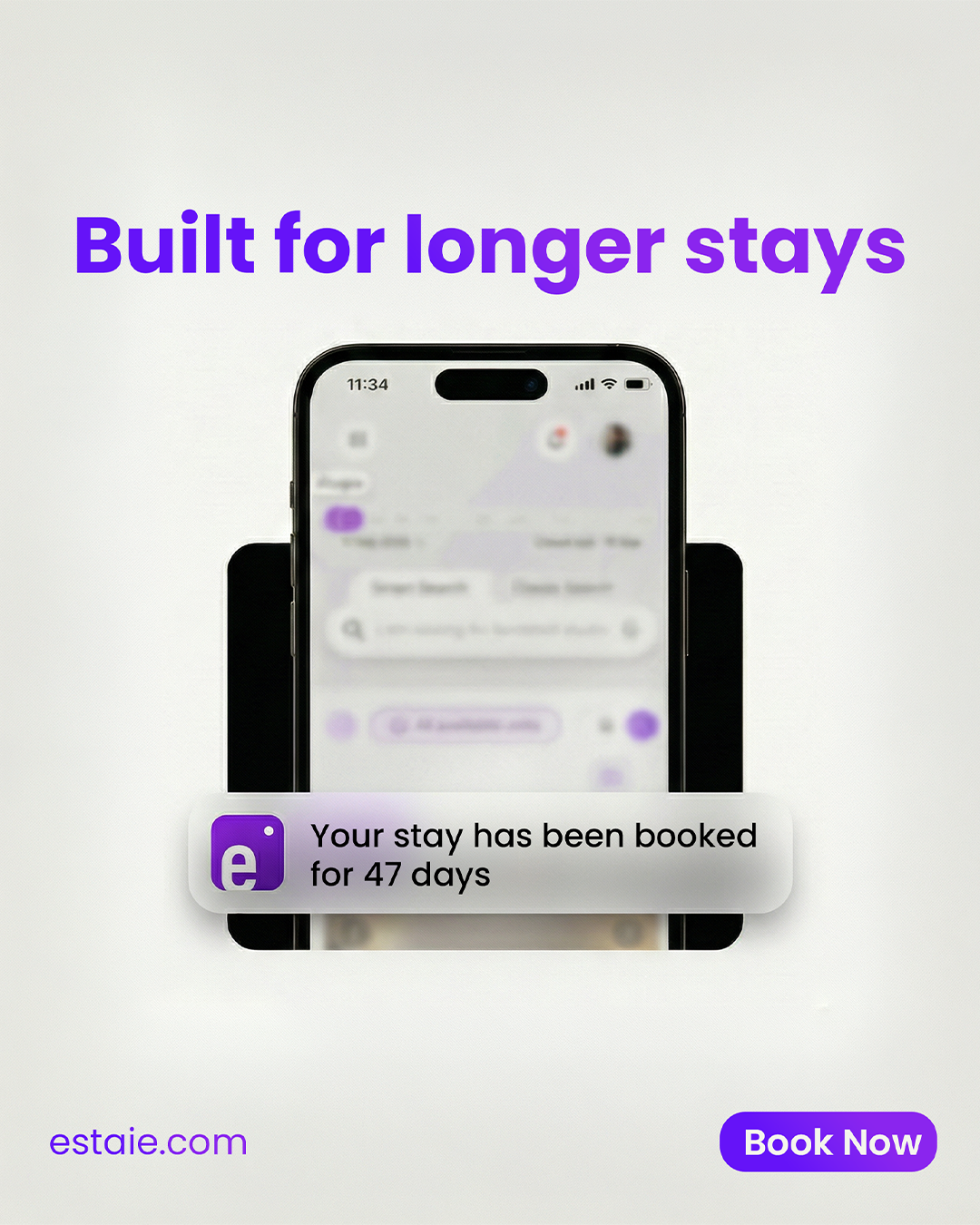 Built for Long stays approved